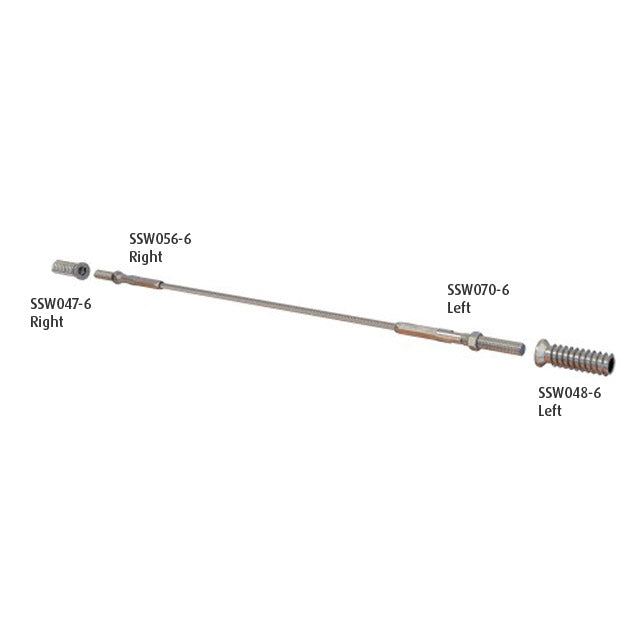 M6 Threaded Timber Insert (Right Hand)